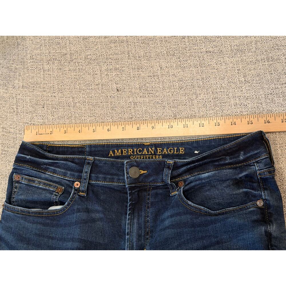 American Eagle Extreme Flex Original Boot Cut Fit Blue Jeans Men's 32x30 - Picture 13 of 13